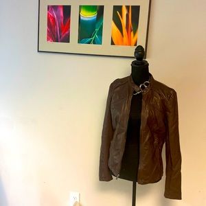 Express Vegan leather jacket size M